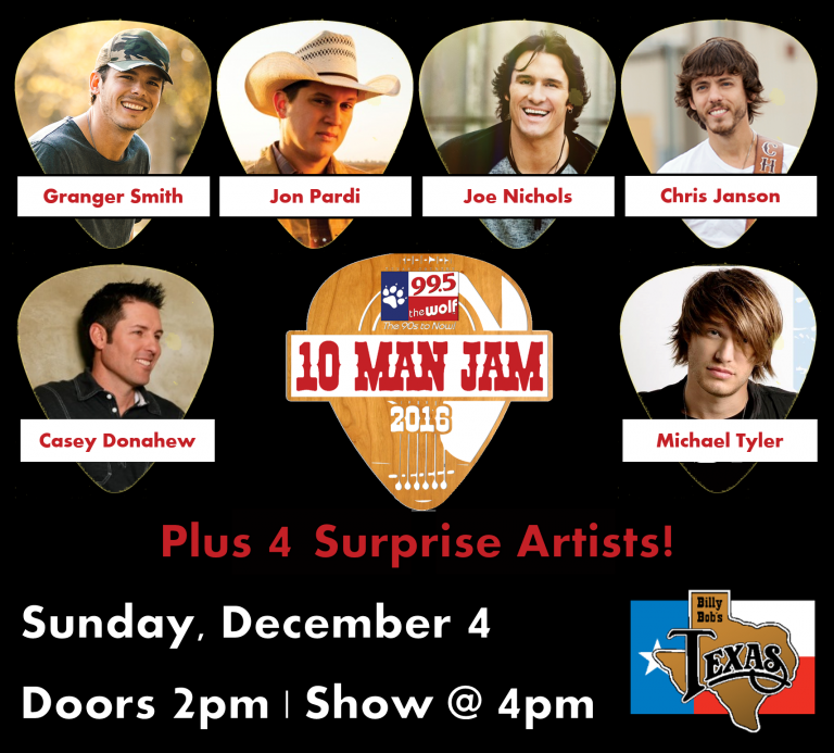 99.5 The Wolf’s 10 Man Jam KPLXFM