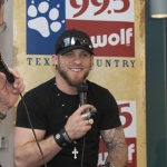 Brantley Gilbert in 99.5 The Wolf Studios