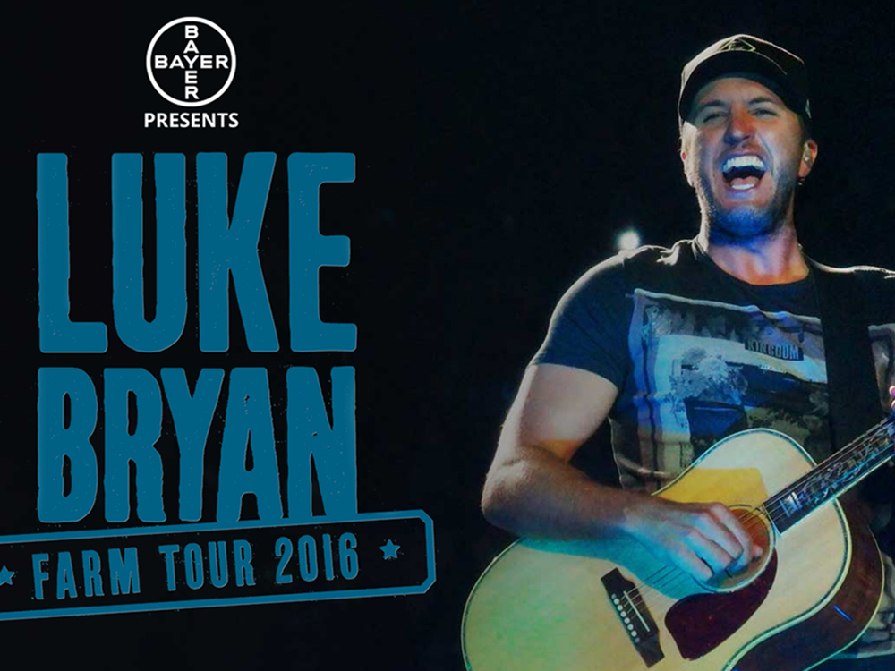 Luke Bryan Reveals Track List for FirstEver Farm Tour EP KPLXFM